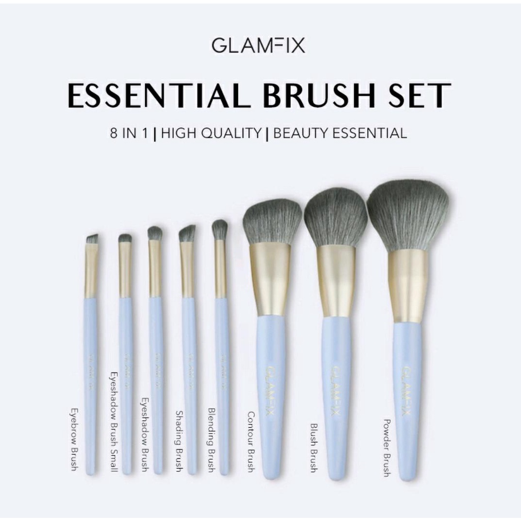 Glam Fix Essential Brush Set 8pcs