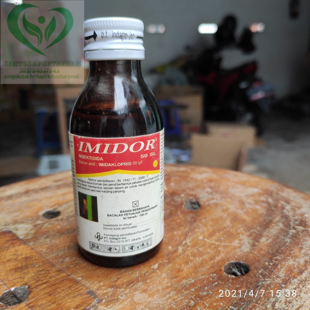 Insektisida racun kontak IMIDOR 50 SL isi 100ml tambah bubble wrap dari INDARGO INC