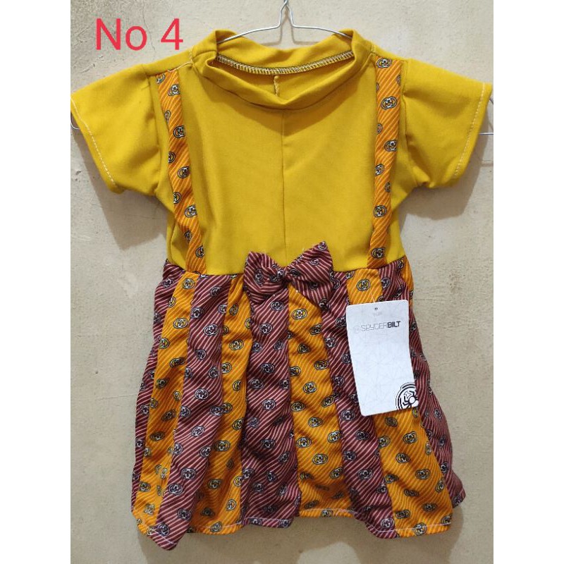 Dress Lucu Anak 1-2tahun untuk lebaran