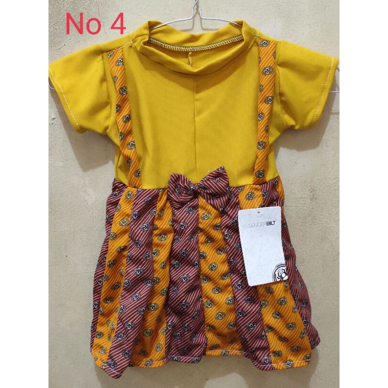 Dress Lucu Anak 1-2tahun untuk lebaran