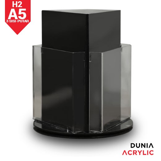 

Tempat Brosur Akrilik / akrilik brosur putar / brochure holder acrylic / tempat brosur a5