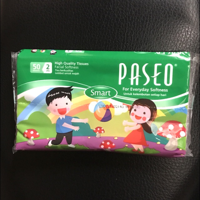 TISSUE PASEO TRAVEL PACK 1 PAK ISI 50 SHEETS 2 PLY - Tisu Lembar Pcs Tipis Dus Grosir