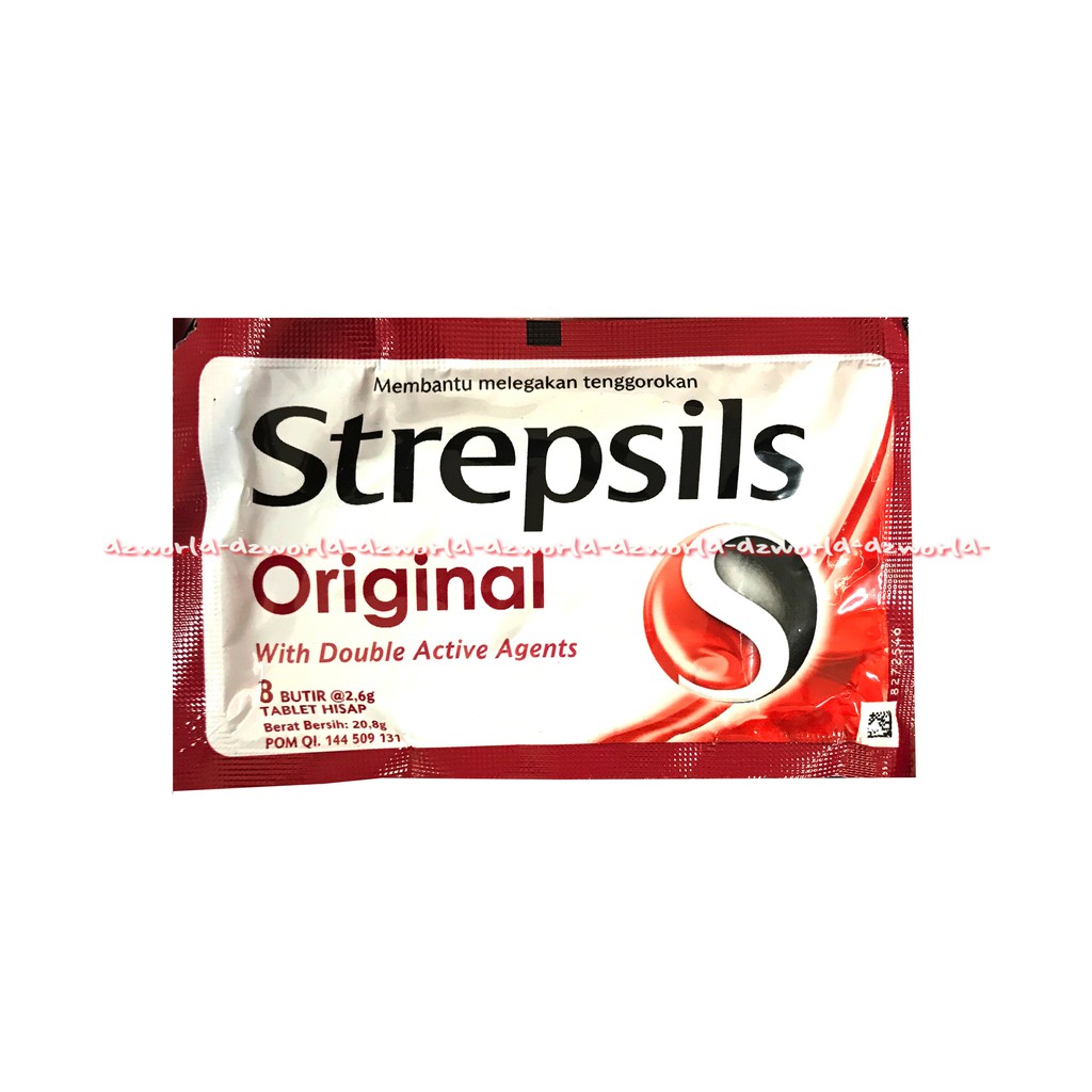 Strepsils Tablet Hisap 8butir permen Untuk Melegakan Tenggorokan Menyegarkan Mulut Candy Strepsil Lozenges