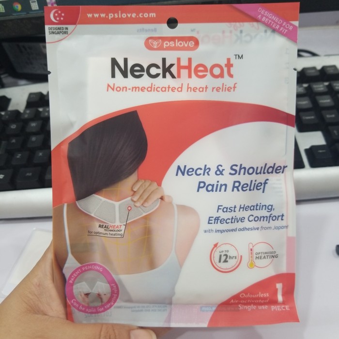 (READY) PS LOVE NECK HEAT PAIN RELIEF