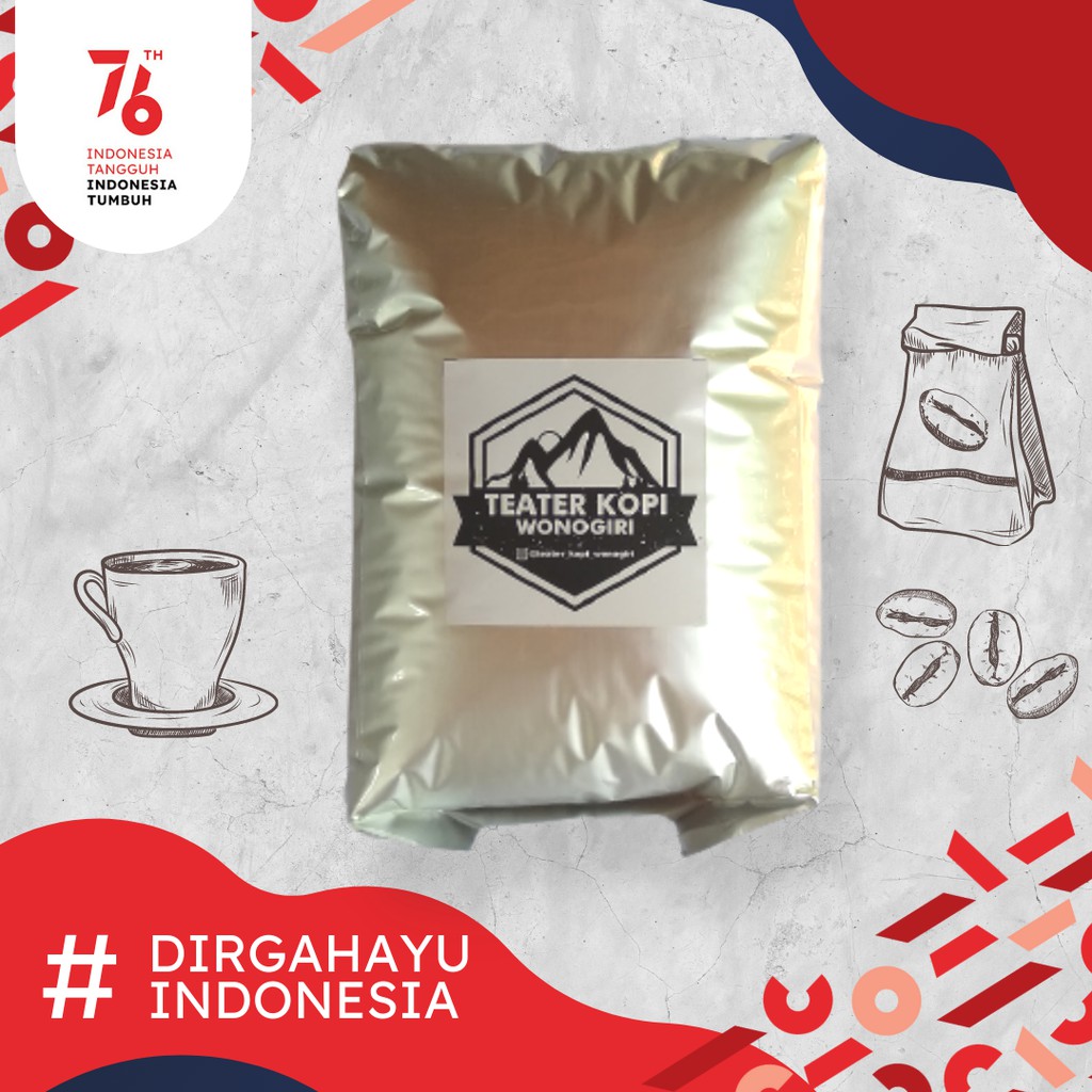 

Kopi Robusta Bubuk 1 kg - KOPIWO - Kopi Wonogiri - Kopi Brenggolo - Asli Kopi 100%