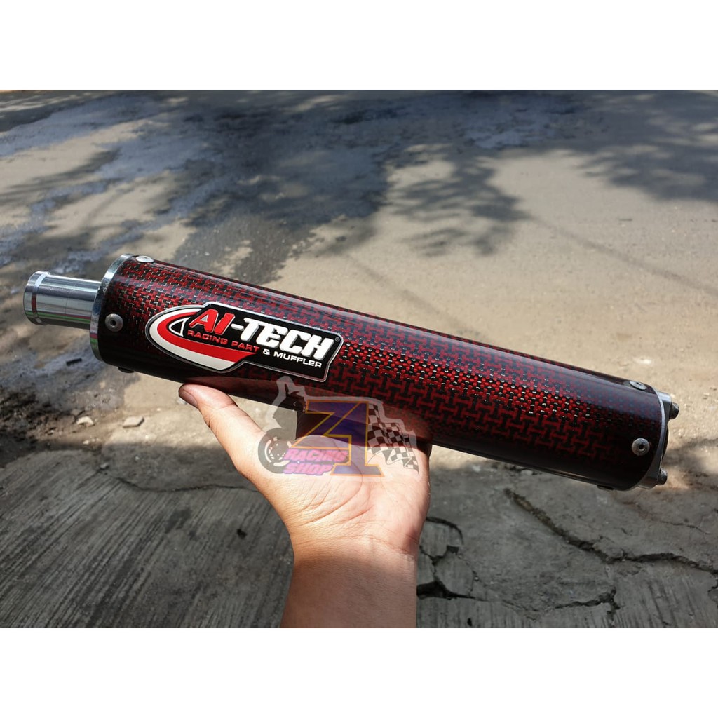 Silincer aitech carbon untuk ninja150r rr ss original aitech