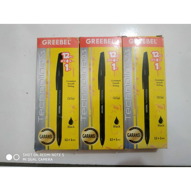 

Pulpen GREEBEL Ballpoint Pen Technoline 0.5 (12+1)
