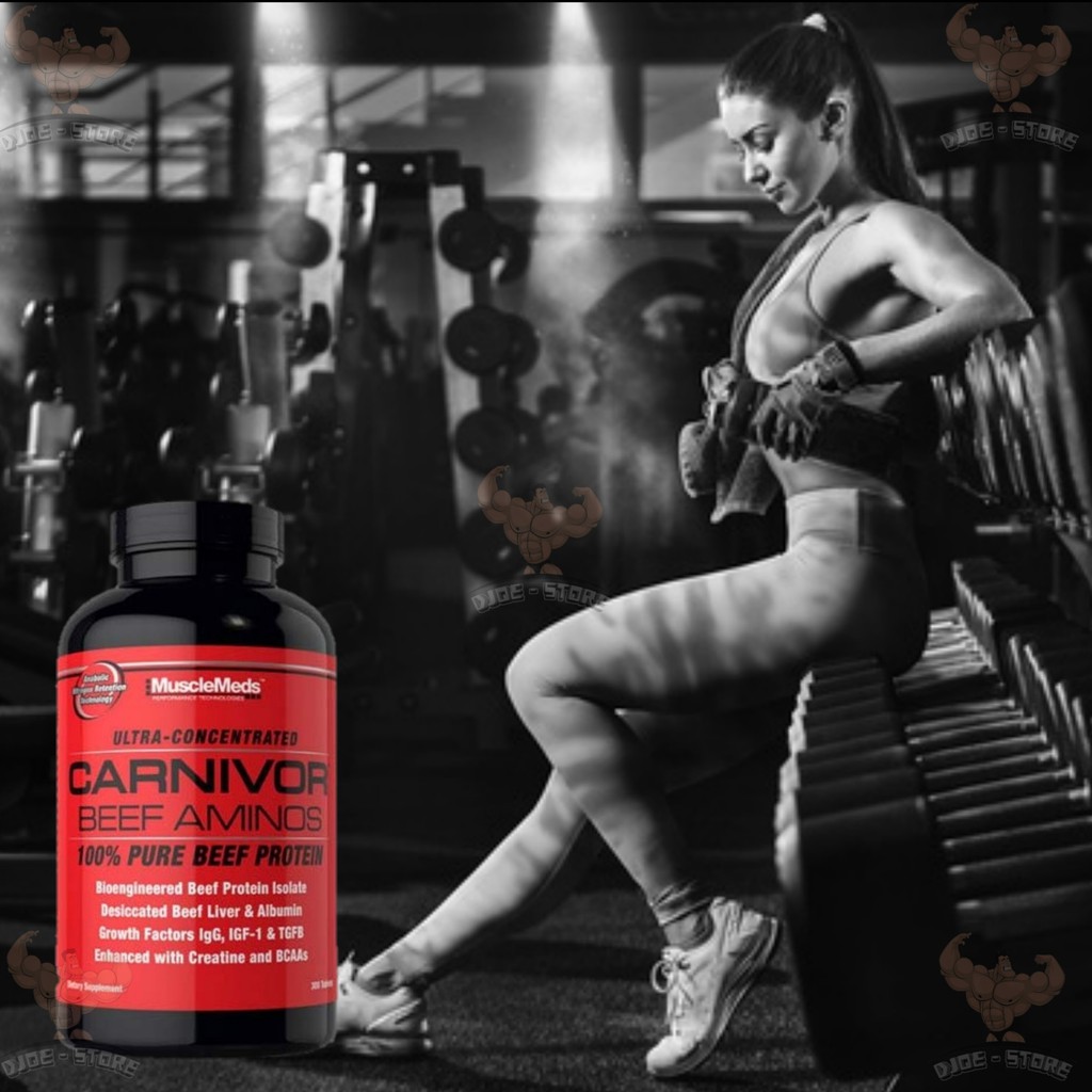 Musclemeds BEEF Amino Carnivor AMINO 300 Tablet toko protein DJOE STORE