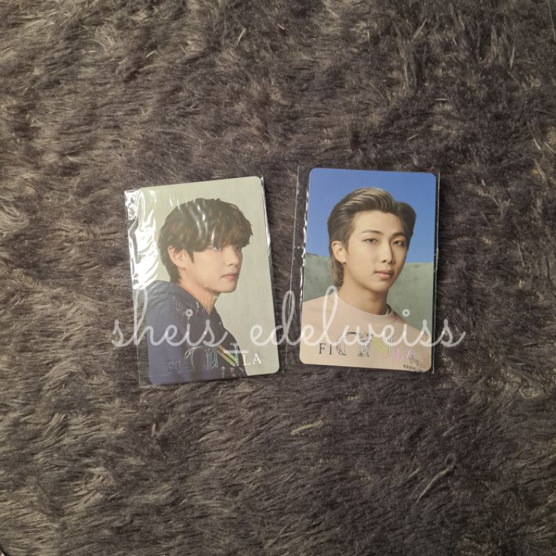 PHOTOCARD FILA BTS NAMJOON RM TAEHYUNG V