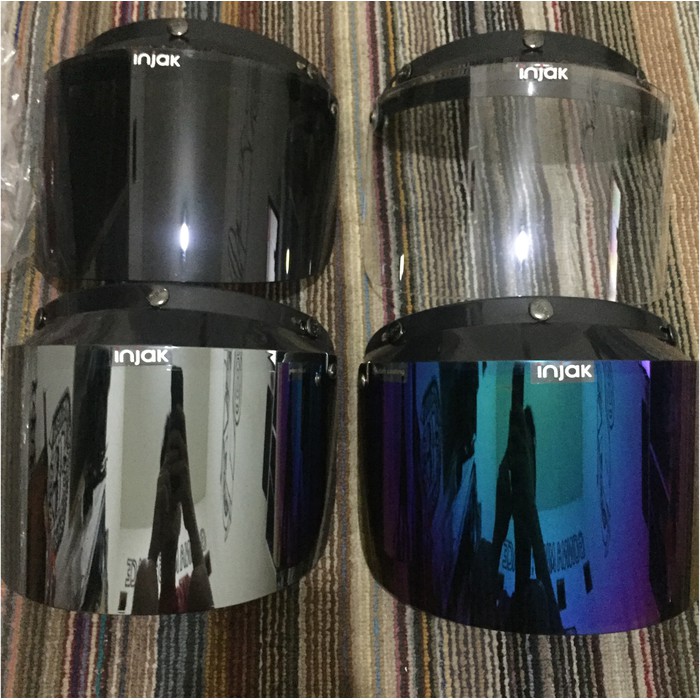 Kaca Helm Bogo Flat/datar