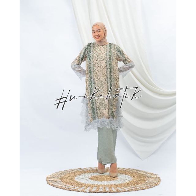 WIKE BATIK | ONE SET FARA TUNIK TUNIC KULOT VISCOSE | BATIK TRUSMI