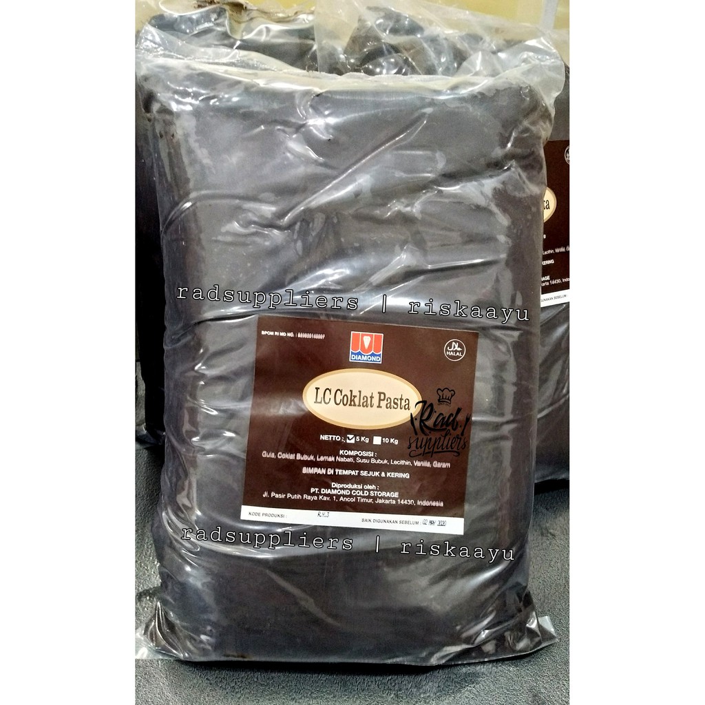 Coklat Pasta Diamond 5kg kemasan Ekonomis, Halal, Premium Product