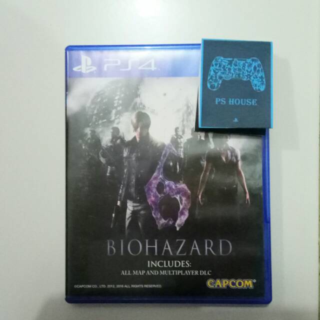 Kaset ps4 resident evil 6