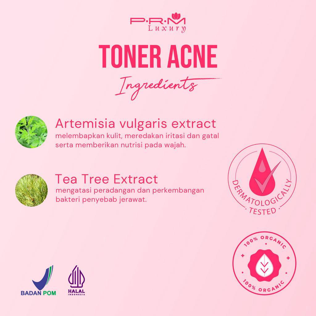 TONER SERIES ACNE PRM LUXURY &amp; GLOW LUXURY SKINCARE BPOM