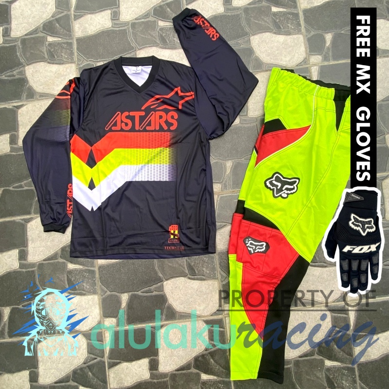 Jersey &amp; Celana MX Trail Motocross - Paket Bundling ASCT0313-F41