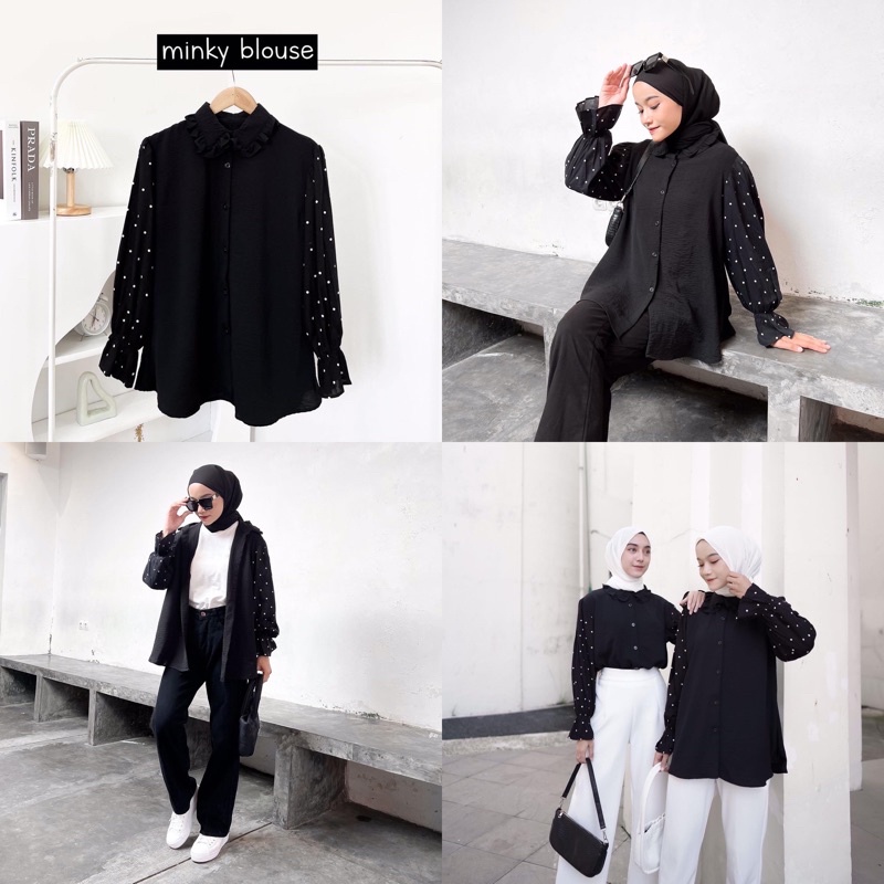 MINKY BLOUSE LOCANA LABEL ORIGINAL