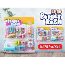 LF 56 - Mainan Mini Barbie Burger Rush LF56