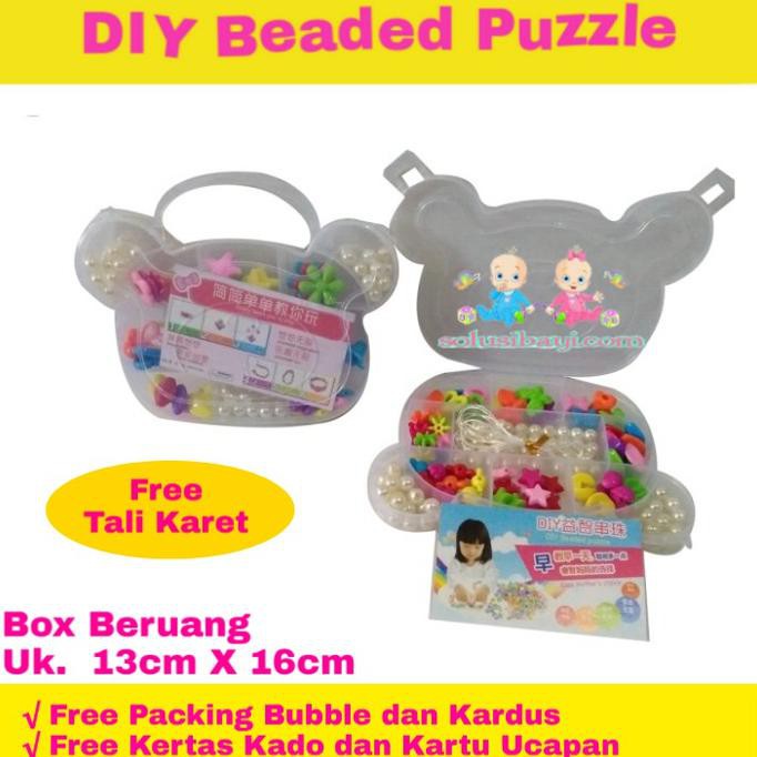 Mainan Anak Perempuan Manik Manik Membuat Gelang Kalung