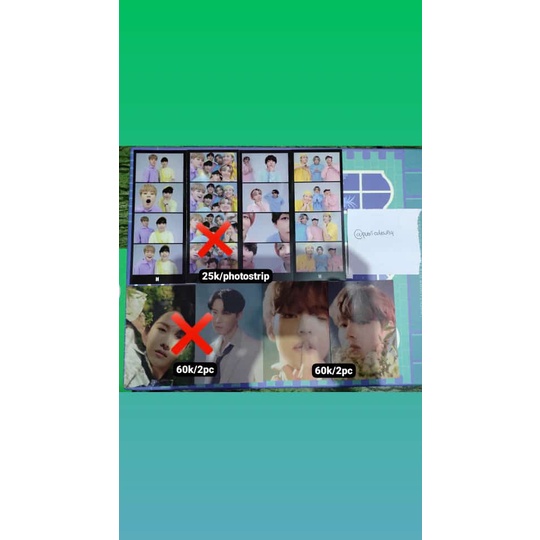 Photostrip Unit, OT7, & PC Hybe Insight Jhope & V BTS