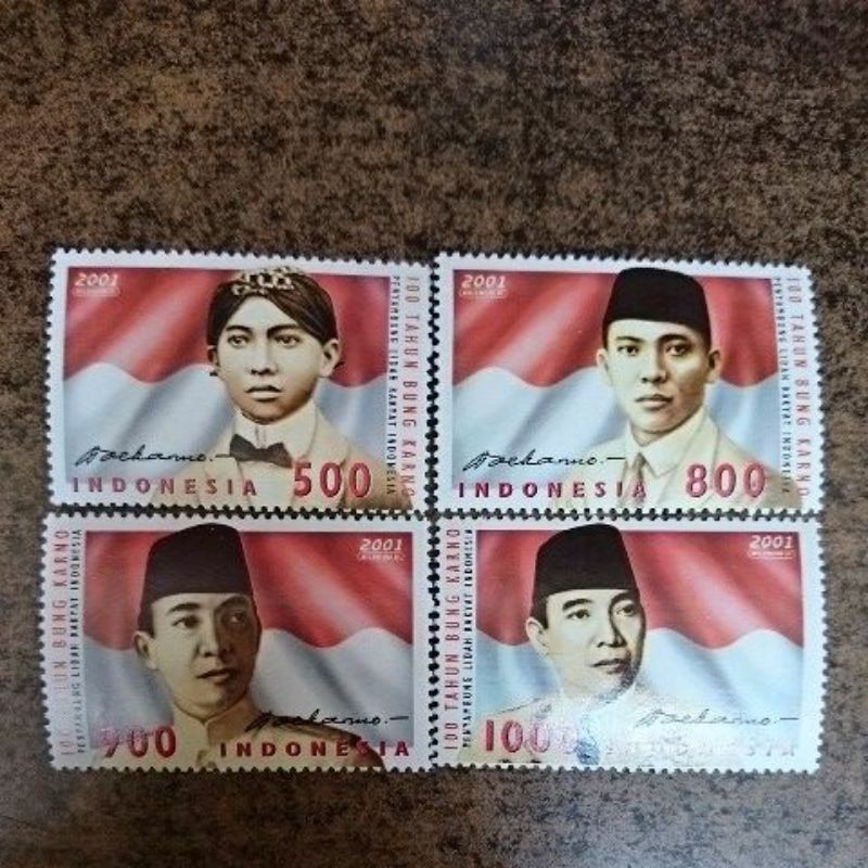 

Prangko Perangko Indonesia seri Peringatan 100 Tahun Bung Karno Tahun 2001