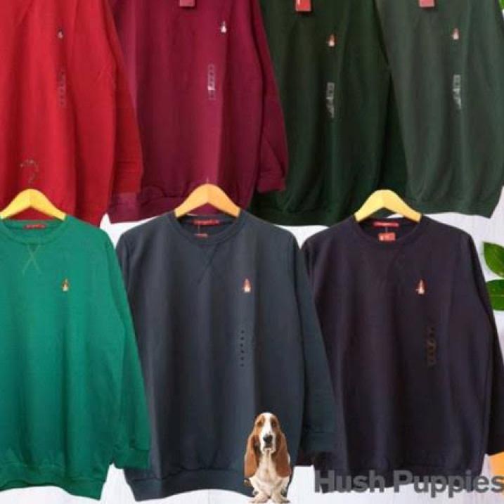 NEW364SHT Hush puppies Sweater Hush Puppies Pria Hush Puppies Original Sweater Couple Pasangan Sweat
