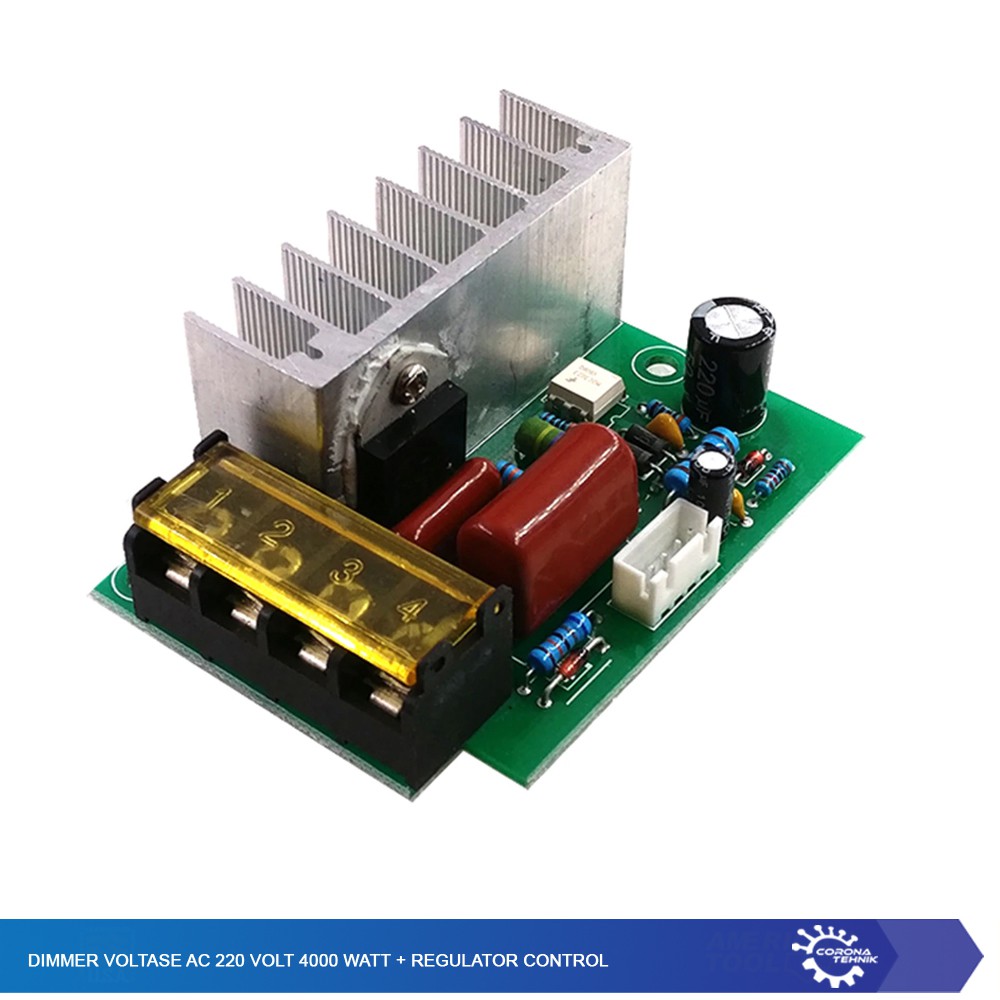 Dimmer Voltase AC 220 Volt 4000 Watt + Regulator Control