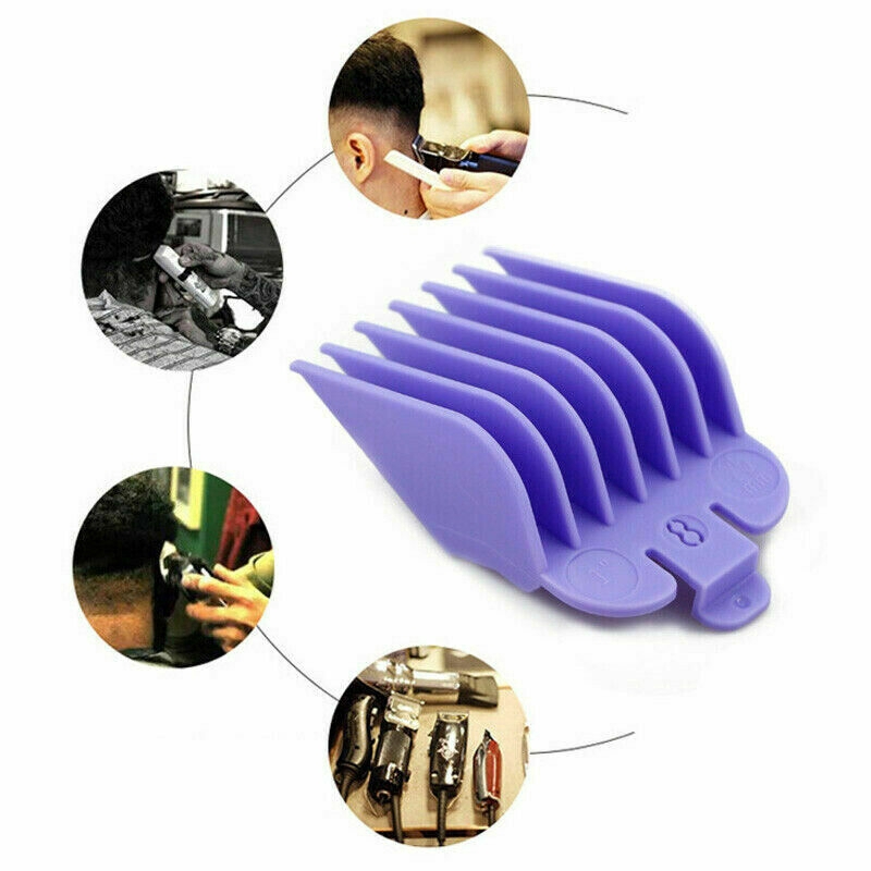 3/8/10Pcs Clip Cutting Guide Comb Professional Clipper Guard Trimmers Hair Clipper Limit Comb Replacement Guards