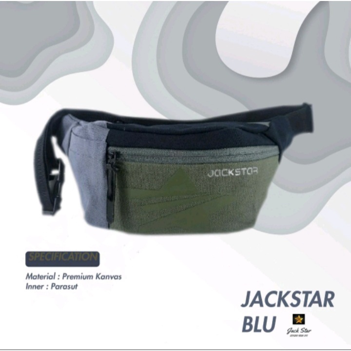 Komera Tas Slempang/Tas Pinggang Jack STar Blu