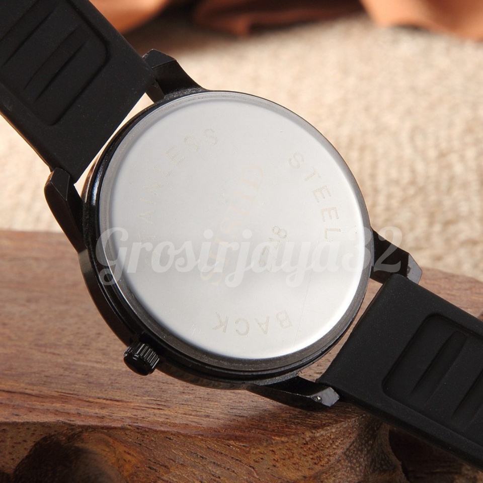 (GROSIRJAYA32) Jam Tangan Wanita SHSHD KARET Fashion Korea Bahan Silikon Model Simple Korean Watch Silicone Quartz