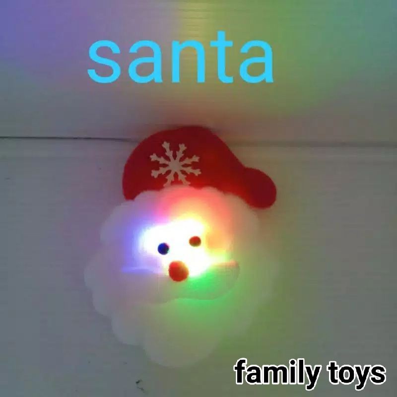 family games Pin bros led snowman rusa santa claus dekorasi natal nyala lampu christmas