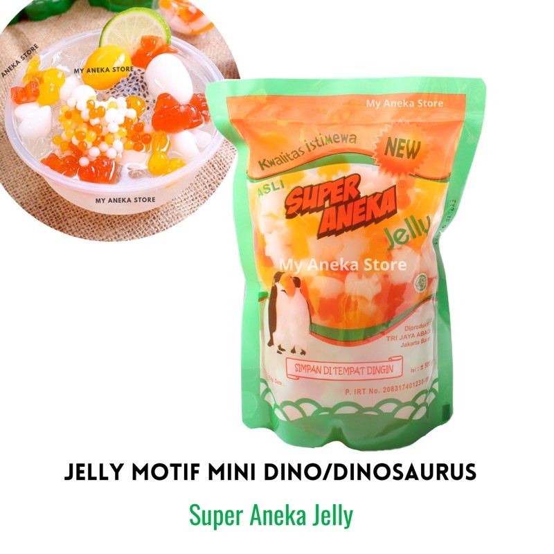 Jelly motif mini dino / Dinosaurus “Super Aneka Jelly”