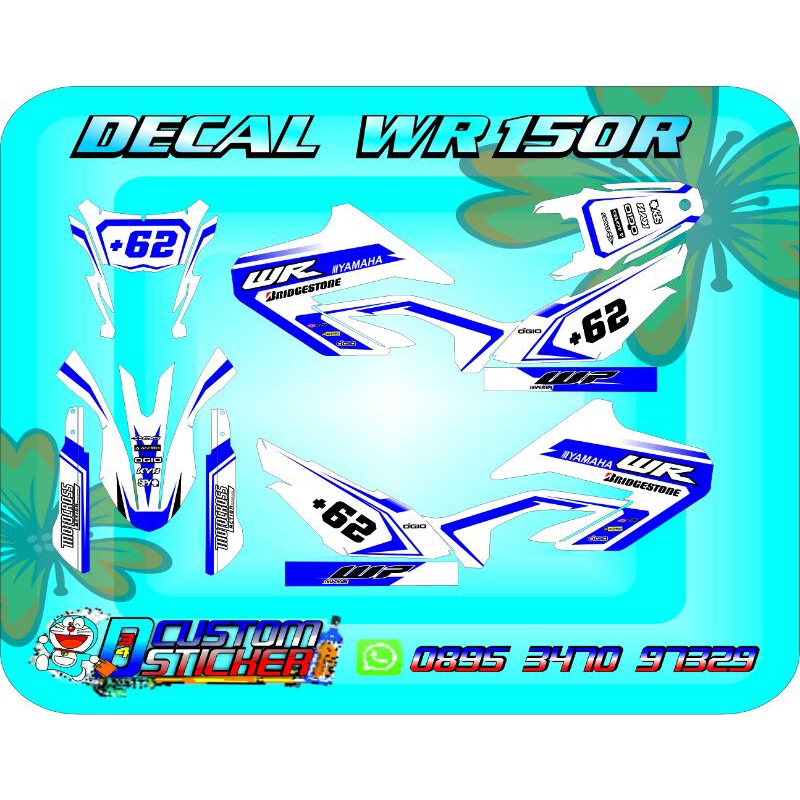 DECAL WR150R/DECAL YAMAHA WR150R/DECAL WR150R FULLBODY/DECAL KLX/DECAL KTM/DECAL KX85