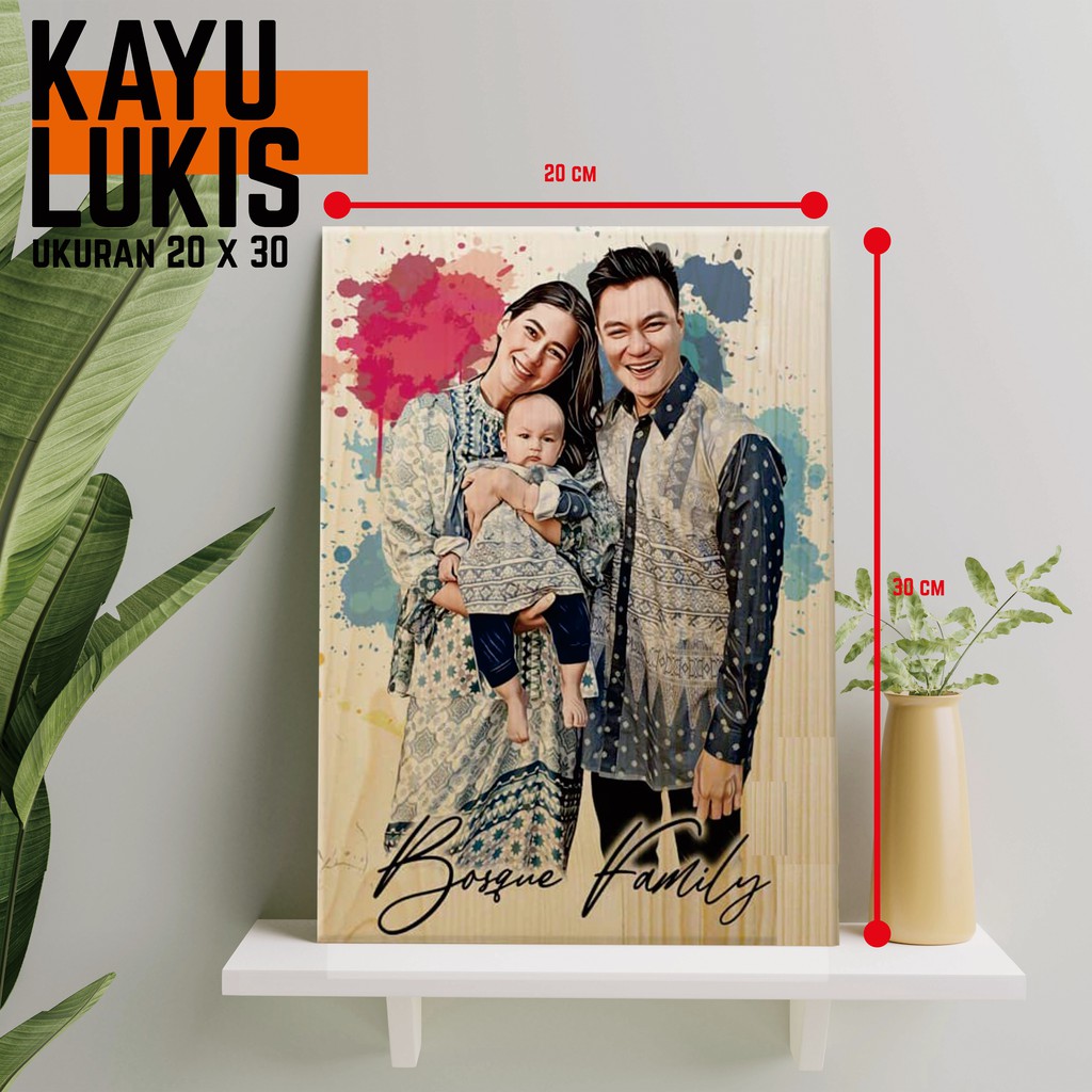 

Kayu Lukis Custom 20 x 30 | Kado Ulang Tahun Hadiah Wisuda Souvenir