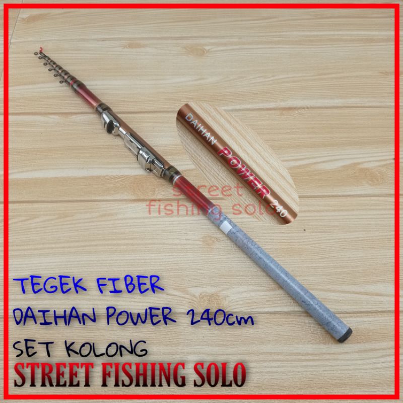 JORAN TEGEK MURAH FIBER CARBON DAIHAN POWER 240 CM SET KOLONG