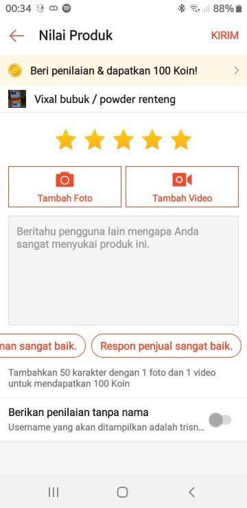 Vixal Bubuk / Powder Renteng