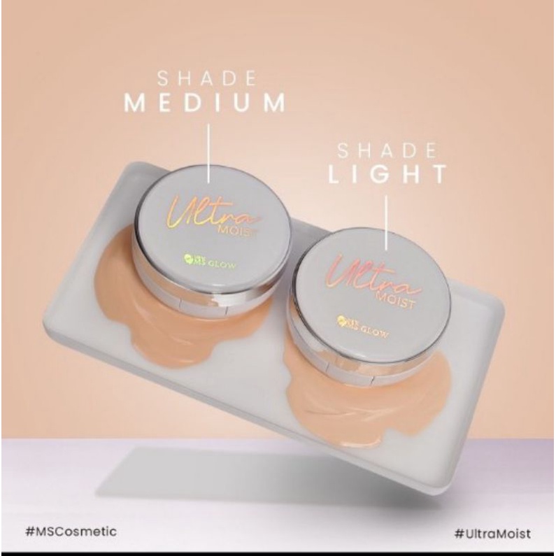 Ultra Moist cushion Shade medium_Shade Light SPF 50% MS GLOW.