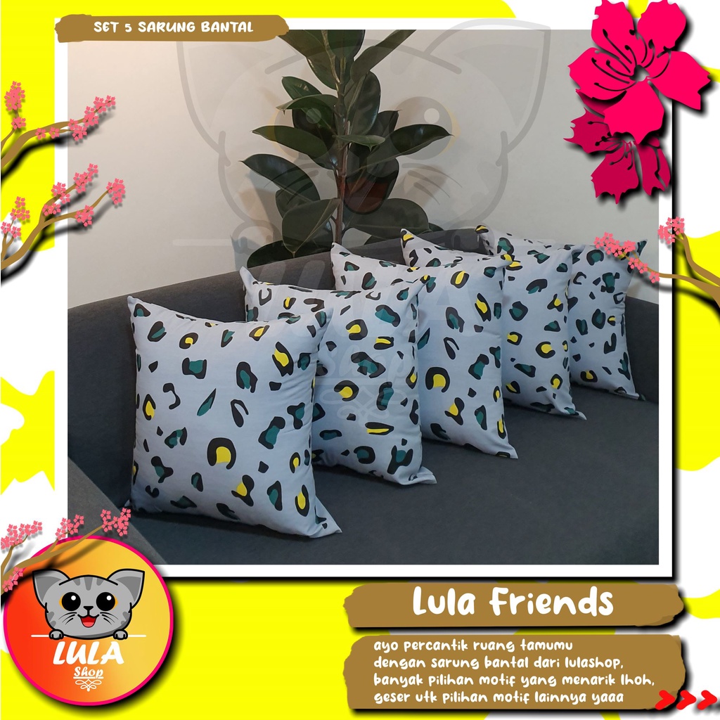 Paket Sarung Bantal Sofa 40x40 / sarung bantal sofa / sarung bantal kursi