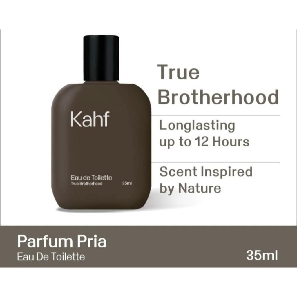 KAHF Parfum Pria True Brotherhood Eau de Toilette 35 ml (COKLAT)