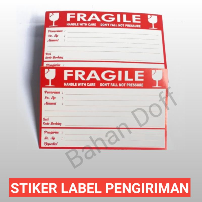 

Sticker Label Pengiriman custom box produk toko olshop packing paket box aman stiker fragile ucapan terimakasih Label pengiriman murah