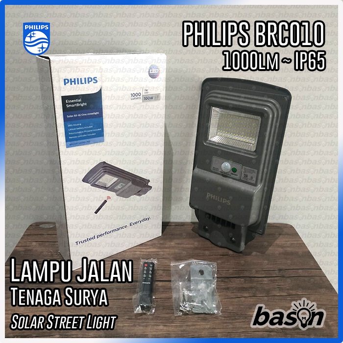 PHILIPS BRC010 LED10 1000lm Solar Street Light Lampu PJU Tenaga Surya