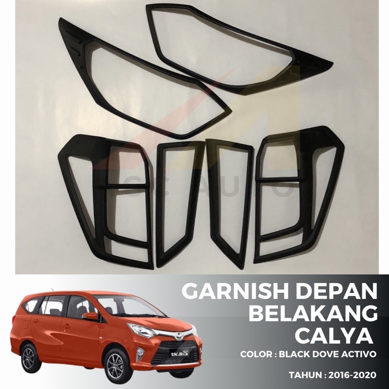 Garnish Depan Belakang Calya Hitam Dove Tahun 2016-2020
