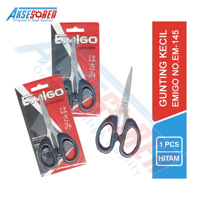 

GUNTING MINI EMIGO SCISSORS [NO.EM-145] / GUNTING KECIL / GUNTING KERTAS / GUNTING KAIN SUPER TAJAM
