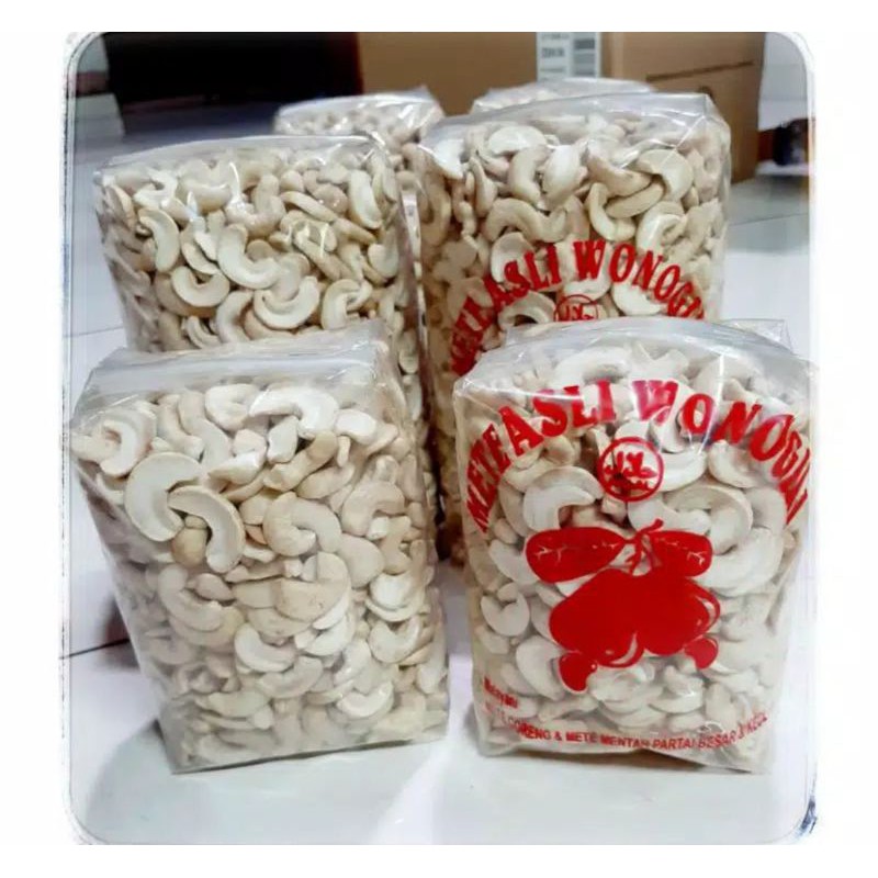 

kacang mete belah mentah kemasan 1kg