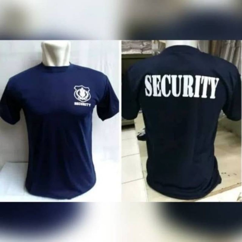 kaos scurity  tangan pendek kaos satpam kaos murah