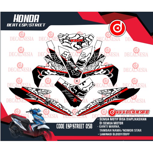 Decal Stiker Beat ESP/Decal Beat Street/Stiker Beat Street/Decal Beat ESP Full Body
