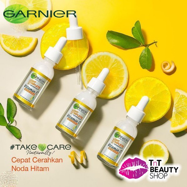 Garnier Light Complete Whitespeed Vitamin C 30X Booster Serum | Sakura White Hyaluron 30X Booster Serum 15ml - 7,5ml SACHET-1