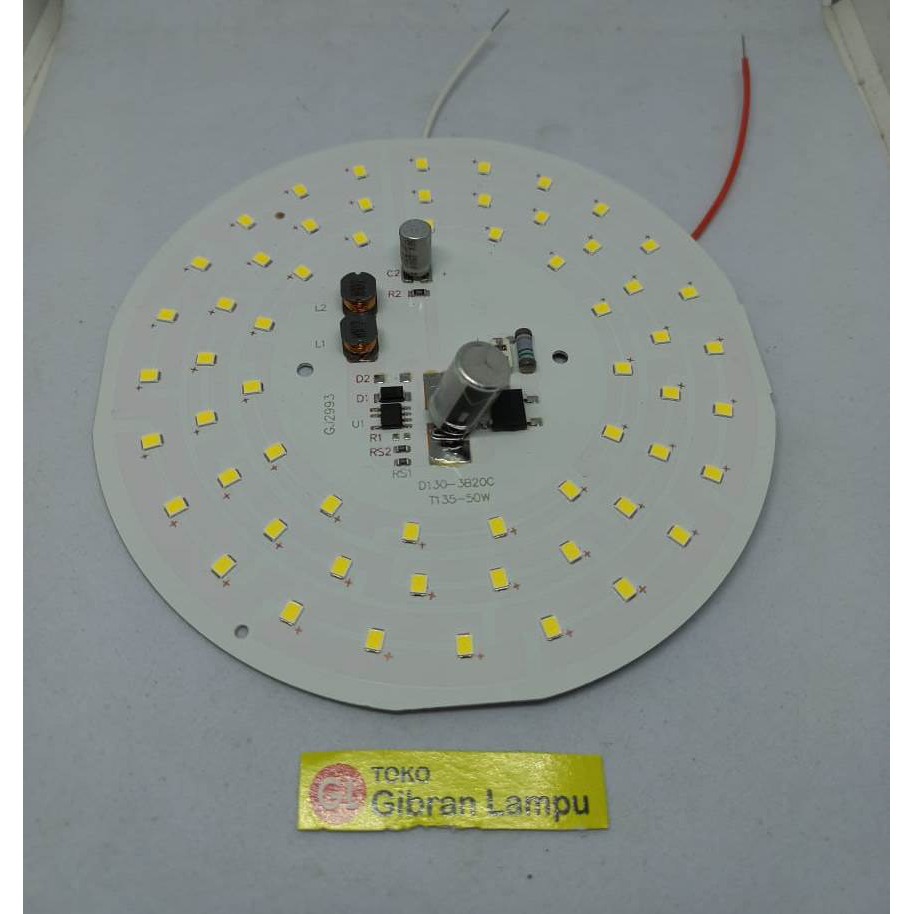 PCB Mata Lampu LED 50w KW1 Tanpa Driver - DOB LED AC 50 Watt Langsung 220V (ACR)