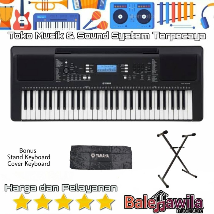 {AudioStore} NEW Keyboard yamaha psr e373 psre373 psre 373 Pengganti psr e363 Berkualitas