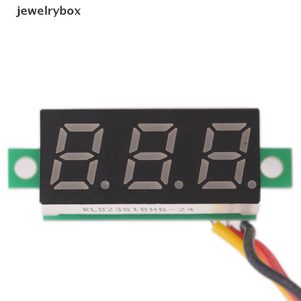 (Box) Voltmeter Digital Mini DC 0-100V Dengan Layar LED 3 Digit