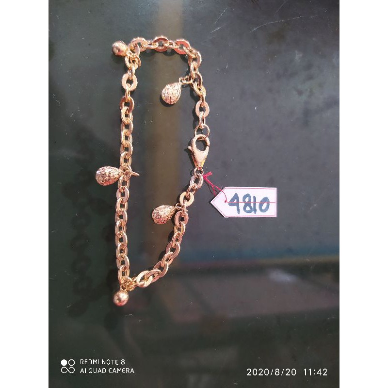 Gelang Fancy UBS emas kadar 375